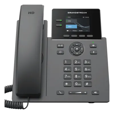 TELÉFONO IP GRADO OPERADOR DE 2 LÍNEAS / GRP2610 / APROVISIONAMIENTO SIN INTERVENCIÓN / 8 BOTONES VIRTUALES MULTIUSO / PANTALLA LCD A COLOR / SEGURIDAD CARRIER-GRADE / AUDIO HD / CONFERENCIA DE AUDIO 5 VÍAS / COMPATIBLE CON GDM