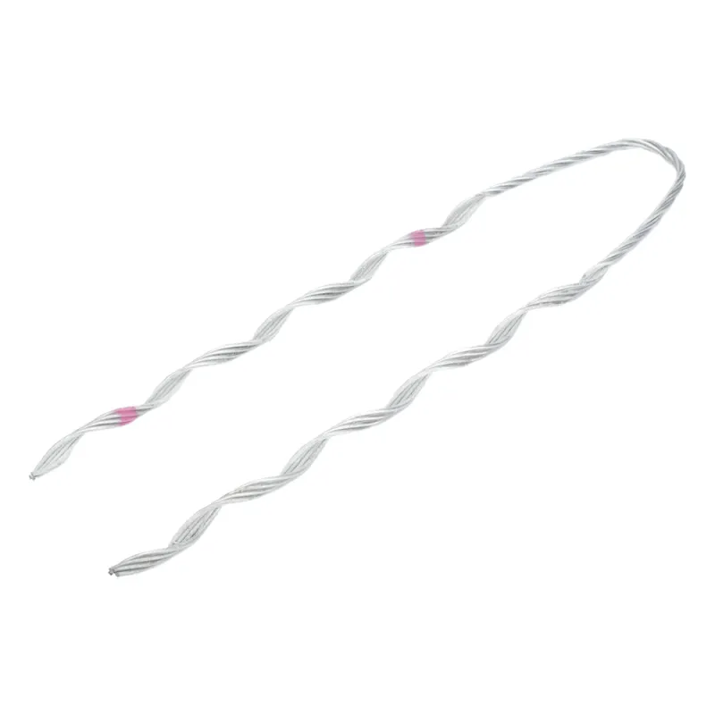 Remate Preformado de Acero Galvanizado para Fibra Mini-ADSS de 24 hilos, diámetros 7.5 - 8 mm
