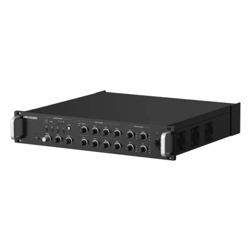 Amplificador de Red | 4 Zonas de 250W | 100V/70v | Calendarización de eventos | Biblioteca de Materiales de Audio | Entrada de Alarma |