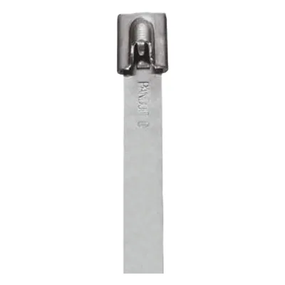 Cincho StrongHold de Acero Inoxidable Tipo 304, 521mm largo x 10.5 mm ancho, Color Metálico, Paquete de 50pz