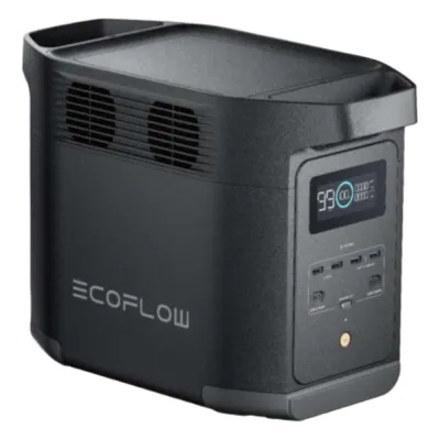 Estación de Energía Portátil de 980Wh Litio LFP / 10 Puertos AC 500 W (Max. 1000W) / 2 USB-C 100W / Cargador de Coche 10A a 12.6V / Conectividad WiFi y Bluetooth (App) / Carga Solar 500W Max.
