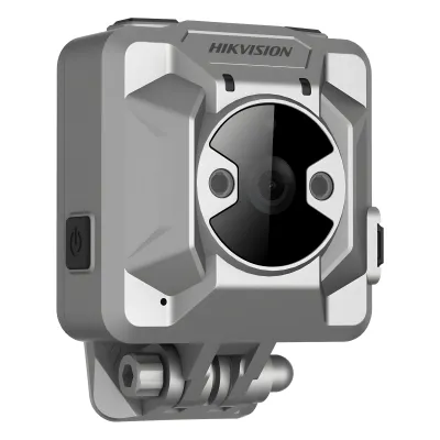 Cámara de Casco Wi-Fi DS-MCH208 / Resolución 1080p / Compresión H.264/H.265 / Campo de Visión 84° / Resistencia IP67 / Batería Integral de 3300 mAh / Grabación Continua 12h