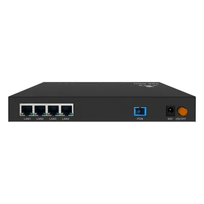 ONU Dual EPON/GPON / 4 Puertos PoE 802.3af/at Gigabit / 1 Puerto SC/UPC