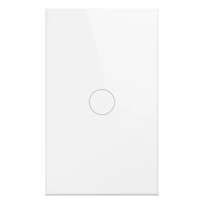 Apagador Inteligente WiFi / 1 Regreso de Carga / 800 W por Cuadrilla / Panel de Vidrio Templado 120 x 72 mm (4.72 x 2.83 in) / App EPCOM Smart Home / Compatible con Alexa y Google Home