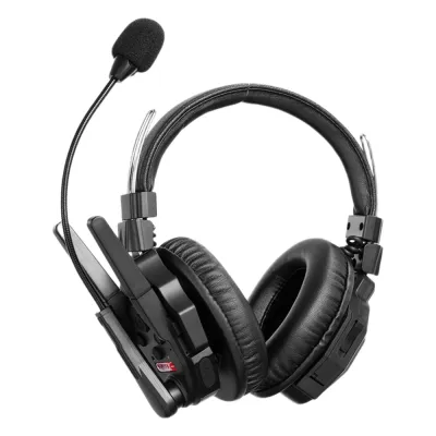 Intercomunicador Inalámbrico Binaural / Cancelación de Ruido IA / Rango 500 m (1640 ft) / Bluetooth 5.0 / Batería 1050mAh / Resistente a Lluvia