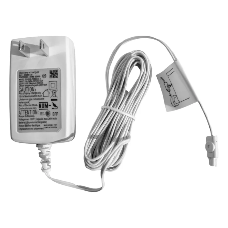 Cargador para motores inalambricos SOMFY Altus28 y Sonesse30, validar conector del motor.