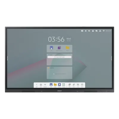 Pantalla Interactiva 75" / Resolución 4K UHD (3840x2160) / Táctil IR / Brillo 400 nits / Android 14 EDLA / WiFi y Bluetooth / Compatible VESA 800x400