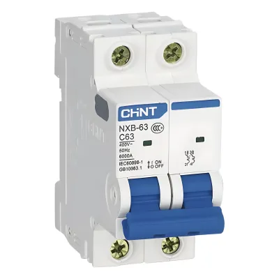 Pastilla para Riel Din, 2 Polos, 40 Amp, Vca:110/415v, 10kA, Catálogo: NXB632PC40.