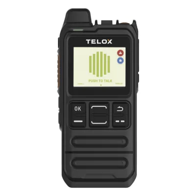 Kit Radio PoC LTE TELOX MT100 con servicio TASSTA TFLEXPTT y SIM YOBI 1GB por 12 meses / Audio 3W / IP54 / Batería 4000 mAh / GPS / Cifrado AES-256
