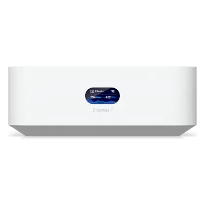 UniFi Express UX7 Cloud Gateway Compacto con WiFi 7, Ejecuta UniFi Network, Alimenta una Red Completa o Funciona como Punto de Acceso