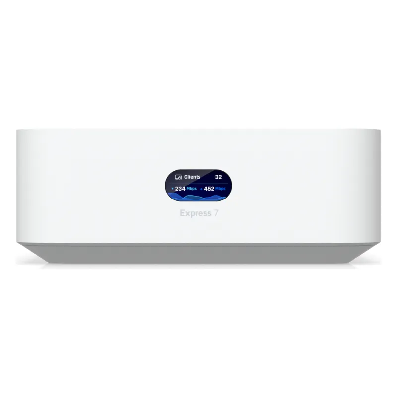 UniFi Express UX7 Cloud Gateway Compacto con WiFi 7, Ejecuta UniFi Network, Alimenta una Red Completa o Funciona como Punto de Acceso
