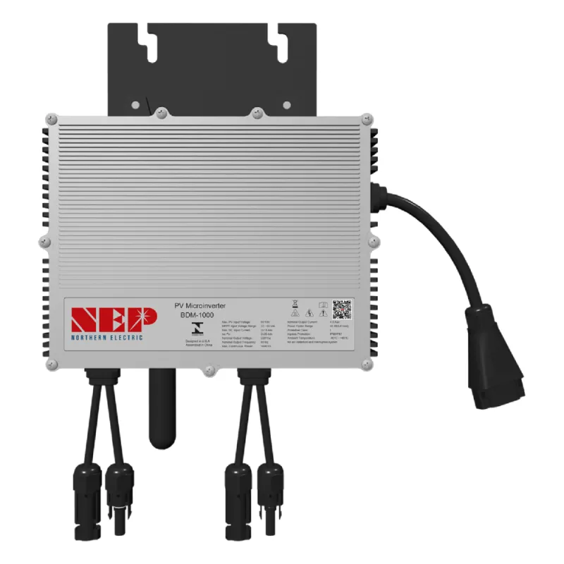 Microinversor 1 Kw, 127 Vca, WIFI, IP67, Para 2 Módulos de Hasta 750 W