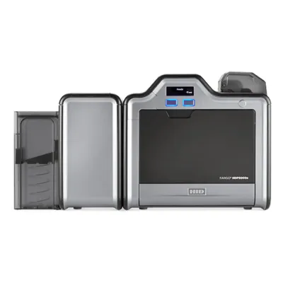 Impresora de Tarjetas HDP5000e / Retransferencia / Resolución 300 dpi / 16.7 Millones de Colores / Laminación y Codificación Opcional / Conexión USB y Ethernet / HID Global