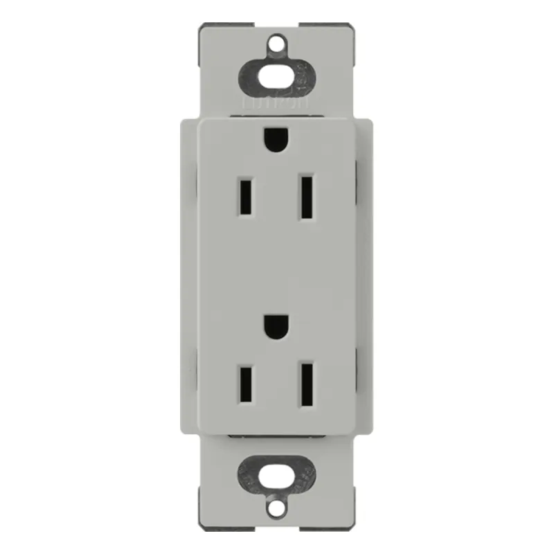 Receptáculo dúplex de pared de 15 amperios