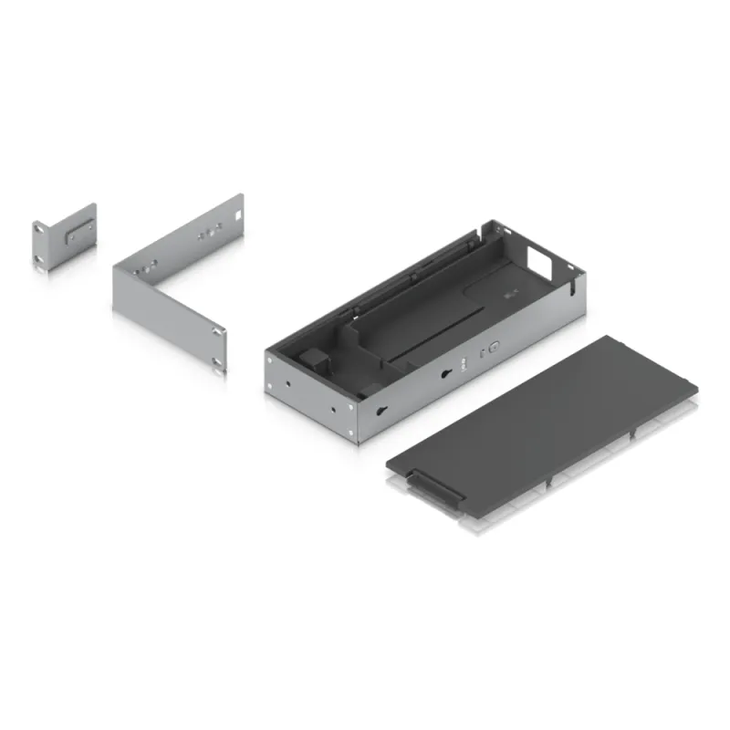 Kit para instalar en rack switches USW-PRO-MAX-16-POE o USW-PRO-MAX-16, 1UR, con base para fuente de alimentación y cable