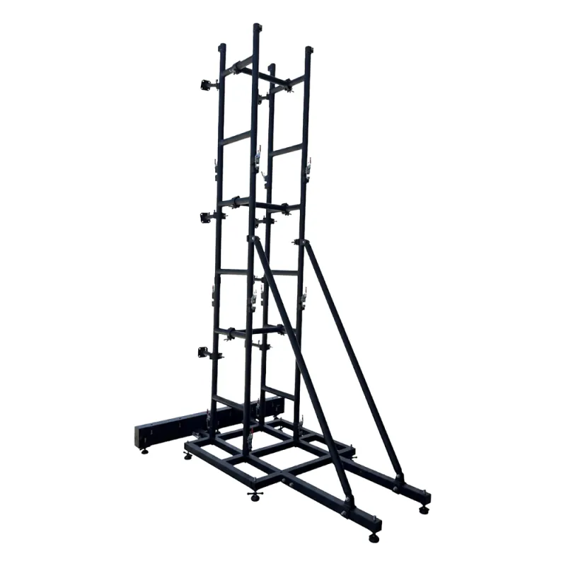 Kit Montaje Videowall 50x50 cm a Piso | Hasta 5m Altura | Soporte Inclinado | HIKVISION