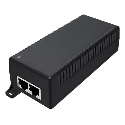 Inyector Hi-PoE 60W / 2.5 Gigabit Ethernet / 2 Puertos 2.5GBASE-T / Alimentación de Alto Rendimiento / Plug & Play / Sobremesa o Pared