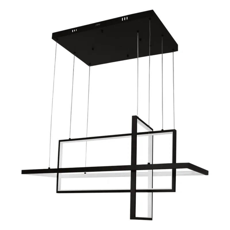 Lámpara de Techo LED / 100W / Luz Blanca 6500K, Neutra 4000K, Cálida 2700K / IP20 / Ángulo de Luz 120° / Aluminio y PC / Vida Útil 50,000h / Longitud de Cable Ajustable