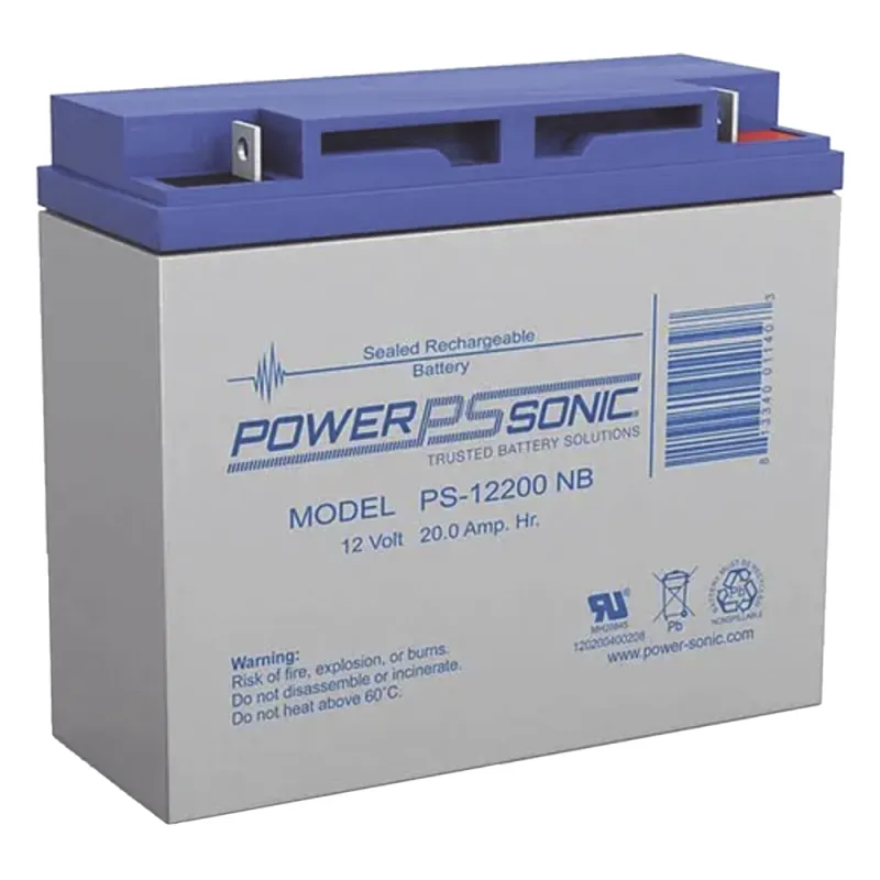 Batería 12V, 20AH, Para Respaldo, Tecnologías AGM/VRLA, 5 Años Vida Útil, Terminales NB2, Reconocida UL