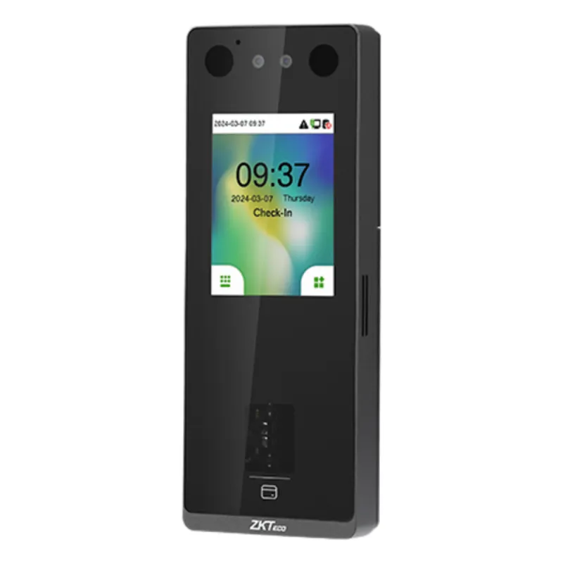 Terminal Biométrica Facial / Pantalla 2.8" / 3,000 Rostros 6,000 Huellas / IP65 / Video Intercom SIP / ONVIF / Anti-Fraude
