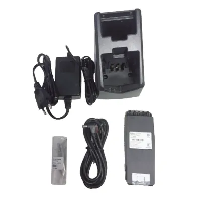 Cargador Simple SAILOR para SP3520, SP3510, SP3515, SP3550 / Kit Completo / Alimentación DC 12-24V o AC con Convertidor / Incluye Batería Li-ion, Cargador, Convertidor AC/DC y Cables de Conexión