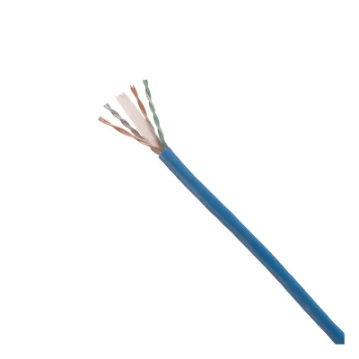 Bobina de Cable UTP 305 Metros (1000 Pies) de Cobre, TX6000 PanNet, Reelex, Azul, Categoría 6 (24 AWG), PVC (CM), de 4 Pares
