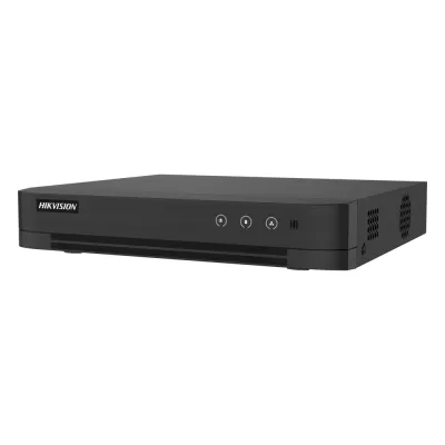 DVR 4 Canales TURBOHD + 2 Canales IP / 5 Megapixel Lite - 3K Lite / Audio Bidireccional / ACUSENSE (Evista falsas alarmas) / 1 Bahía de Disco Duro / Salida de Video en Full HD