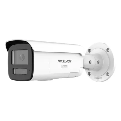 [Dual Light + ColorVu 3.0 + HikAI] Bala IP 4 Megapixel / Lente 4 mm / 60 mts IR + Luz Blanca / Exterior IP67 / Estrobo Azul y Rojo / WDR 130 dB / ACUSENSE 3.0 / Metal / NEMA 4X / ACUSEEK