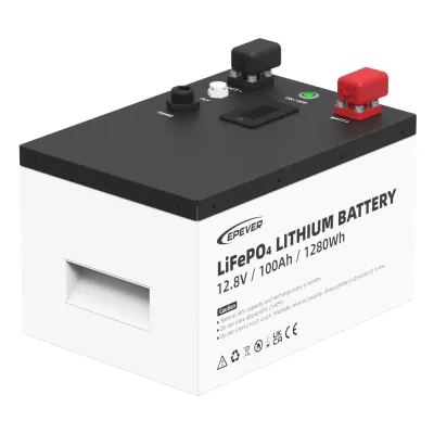Batería de Litio LiFePO4 / 12.8 Vcc / 100 Ah / 1.28 kWh / Pantalla LCD / Carcasa Metálica