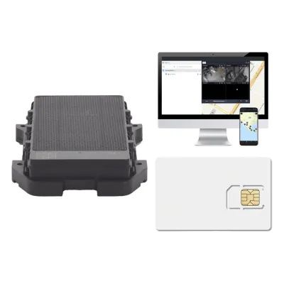 KIT Localizador 4G con carga solar / Semiautónomo / Rastreo de contenedores / Cajas de tráiler / Alarma de sabotaje audible / Incluye Licencia vitalicia EPCOMGPSCODE y SIM de datos SIM500MB2Y