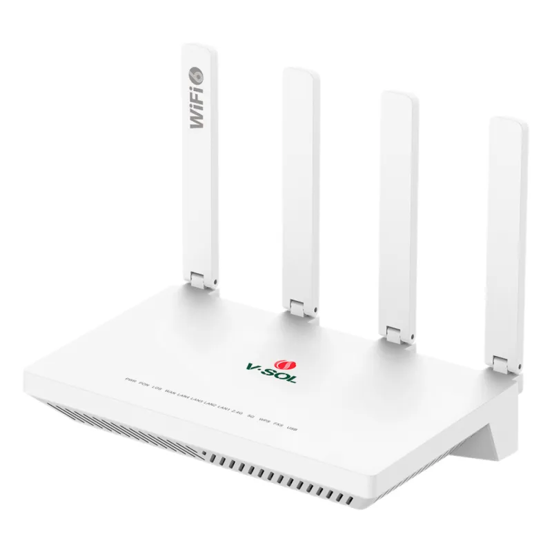 ONU GPON/EPON con Wi-Fi 6 AX1500 / 4 Puertos Gigabit / Puerto PON SC/UPC, Hasta 1500 Mbps