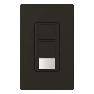 Interruptor con sensor de ocupación y vacancia Maestro XCT, salida dual iluminación 6 A y ventilador 4.4 A, 120/277 V
