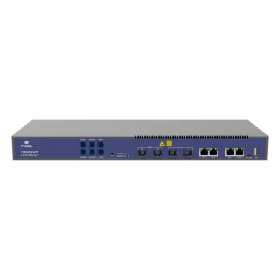 OLT Dual de 2 Puertos XGSPON/GPON con WDM Integrado/ 4 Puertos Uplink (2 Puerto Gigabit RJ45 + 2 Puertos SFP/SFP+) / Hasta 512 ONUs