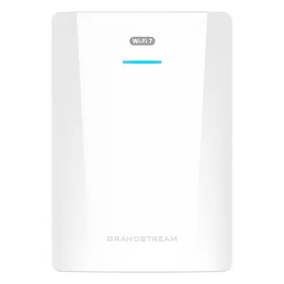 Punto de Acceso Wi-Fi 7 para Pared / GWN7670WM / MIMO 2x2:2 DL-UL OFDMA / Modulación 4096 QAM / 2.5G Ethernet PoE+ / Hasta 256 Clientes / QoS Avanzado / Cobertura 175 mts / Gestión Integrada y en la Nube