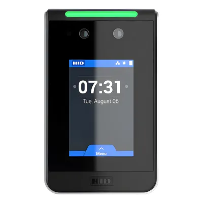 HID AMICO VL35LF / Lector Biometrico de Reconocimiento Facial / Pantalla Tactil 3.5" / Autenticacion Multifactor / Deteccion de Rostro Vivo / OSDP y Wiegand / IP65 / PoE