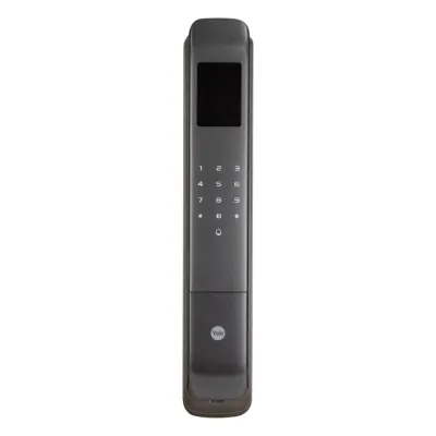 Cerradura Digital Cornelius / Reconocimiento Facial 3D / Sensor de Huella con IA / Capacidad de 100 Huellas, 20 Face ID, 100 Tarjetas MIFARE / Doble Verificación / Bloqueo Automático / Modo Niños / IP54 / Aleación de Aluminio