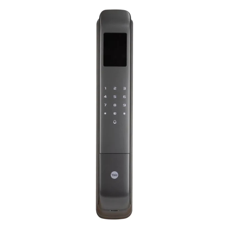 Cerradura Digital Cornelius / Reconocimiento Facial 3D / Sensor de Huella con IA / Capacidad de 100 Huellas, 20 Face ID, 100 Tarjetas MIFARE / Doble Verificación / Bloqueo Automático / Modo Niños / IP54 / Aleación de Aluminio