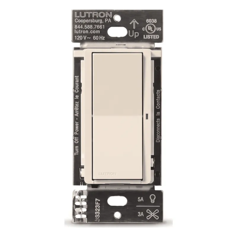 Interruptor inteligente on/off con cable neutro, 5 A, 120 V, para Caseta Wireless