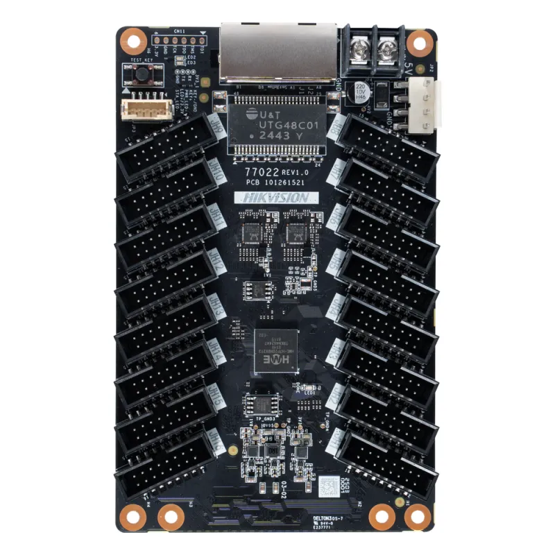 Tarjeta Receptora 16 Puertos / Carga Máxima 512×512 Píxeles / 16 Bit Nivel de Gris / Corrección de Cromaticidad Punto a Punto / Ajuste Gamma RGB Independiente / Compatible con 3D