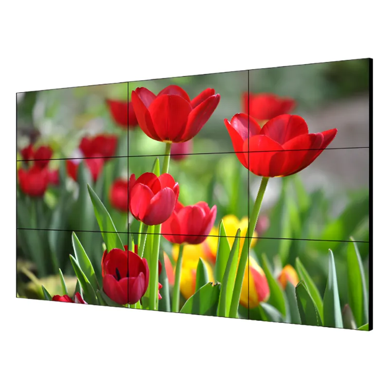 Pantalla LCD 55" para Videowall / Entrada HDMI - VGA - DVI - DP / Monitor Robusto / Bisel Delgado (3.5 mm) / Daisy Chain (Conexion en Cadena sin Software)