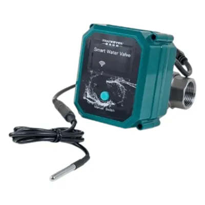 Válvula inteligente DN20 (3/4´´) conexión Wifi 2.4 para control de agua / DC 5V / IP67