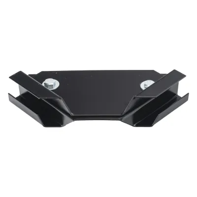 Kit Para Derivaciones y Cambios de Dirección Tipo "T" para Escalera Tubular de 1.5" de Peralte y 12" de Ancho, Acabado con Pintura Epóxica Color Negro, Incluye Tornillería