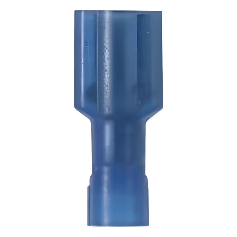 Terminal de Desconexión Hembra Pan-Term™ a 90º, Color Azul, Nylon, para cable 14-16 AWG, 0.250 x 0.032 " (6.3 x 0.8mm)