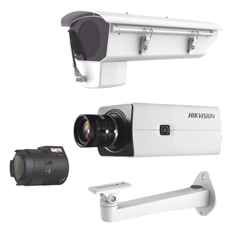 Kit de Cámara IP con Gabinete para Cuartos Frios con Ventilador, Calefacción y Parabrisas Incluye Lente varifocal