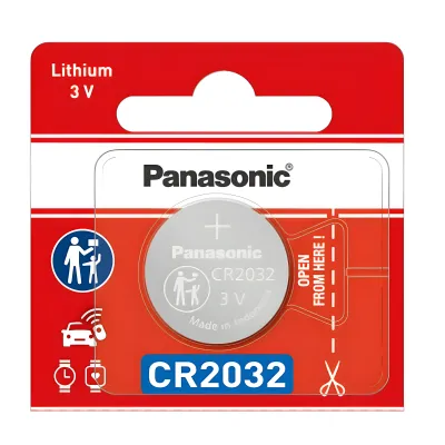 Batería de litio CR2032 de 3 V a 225 mAh (No recargable)