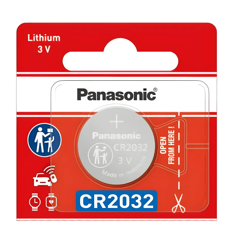 Batería de litio CR2032 de 3 V a 225 mAh (No recargable)