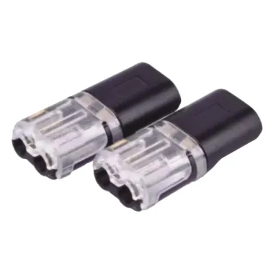 Bolsa con 25 conectores / Enchufables / Para 2 cables / compatibles en calibre 22 al 18 AWG