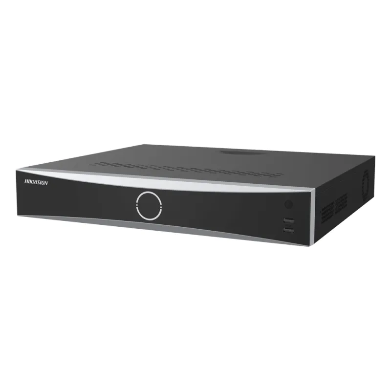 [Acusearch] NVR 12 Megapixel (4K) / 16 canales IP / 16 Puertos PoE+ / AcuSense (Evita Falsas Alarmas) / Reconocimiento Facial / 4 Bahías de Disco Duro / Switch PoE 300 mts / HDMI en 4K / Alarmas I/O