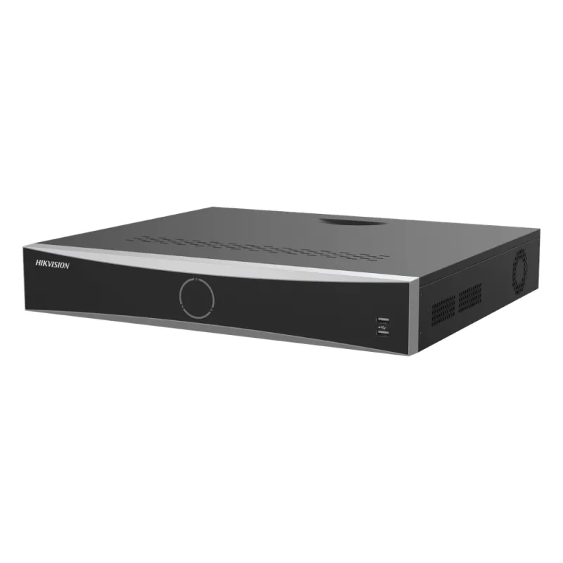 [Acusearch] NVR 12 Megapixel (4K) / 32 canales IP / AcuSense (Evita Falsas Alarmas) / Reconocimiento Facial / 4 Bahías de Disco Duro / HDMI en 4K / Alarmas I/O