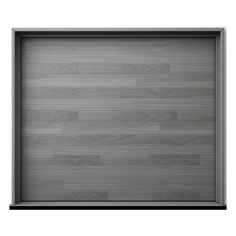 Puerta de Garage de Alta Calidad / Estilo Americano / Acabado Laminado PREMIUM / Color Gris / 10x7 Pies.